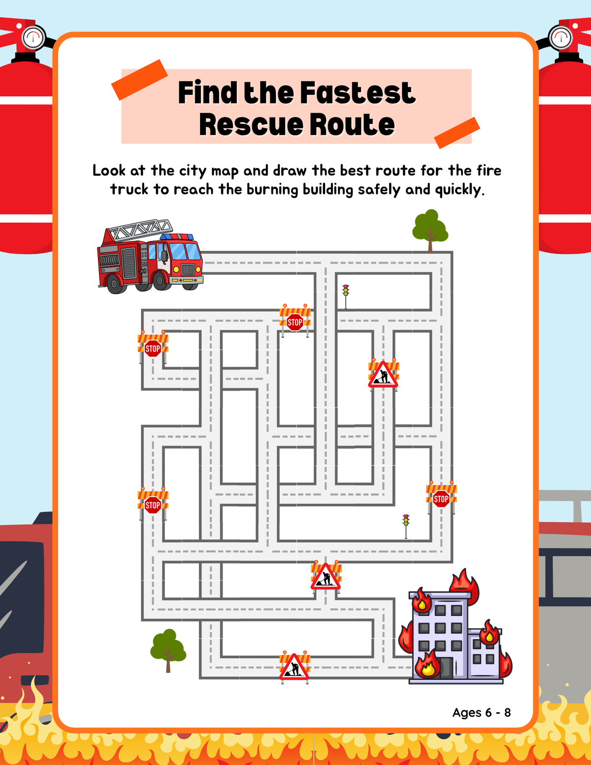 Hendrix Fire Station: Pretend Play Guide & Activity Workbook | Pretend Play Series