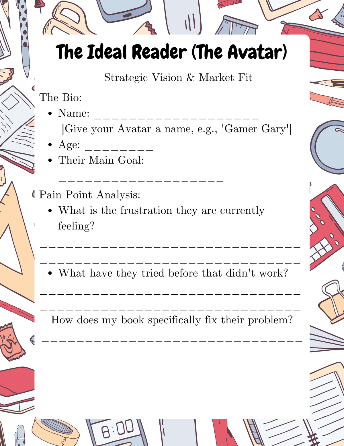 3-Day Virtual Publishing Bootcamp: Teen Author & Publisher Activity Workbook | Summer Camp Series