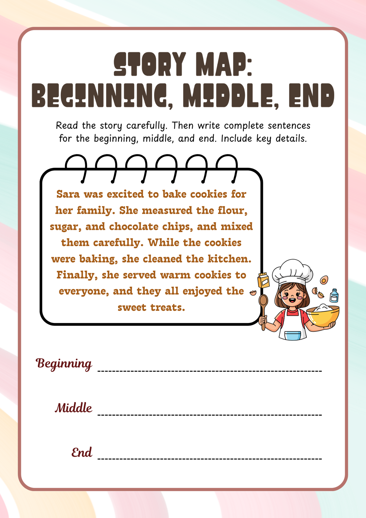 Story Sequencing & Retelling Activity Pack (Grades 3-4) | Reading Comprehension & Narrative Summarizing Worksheets