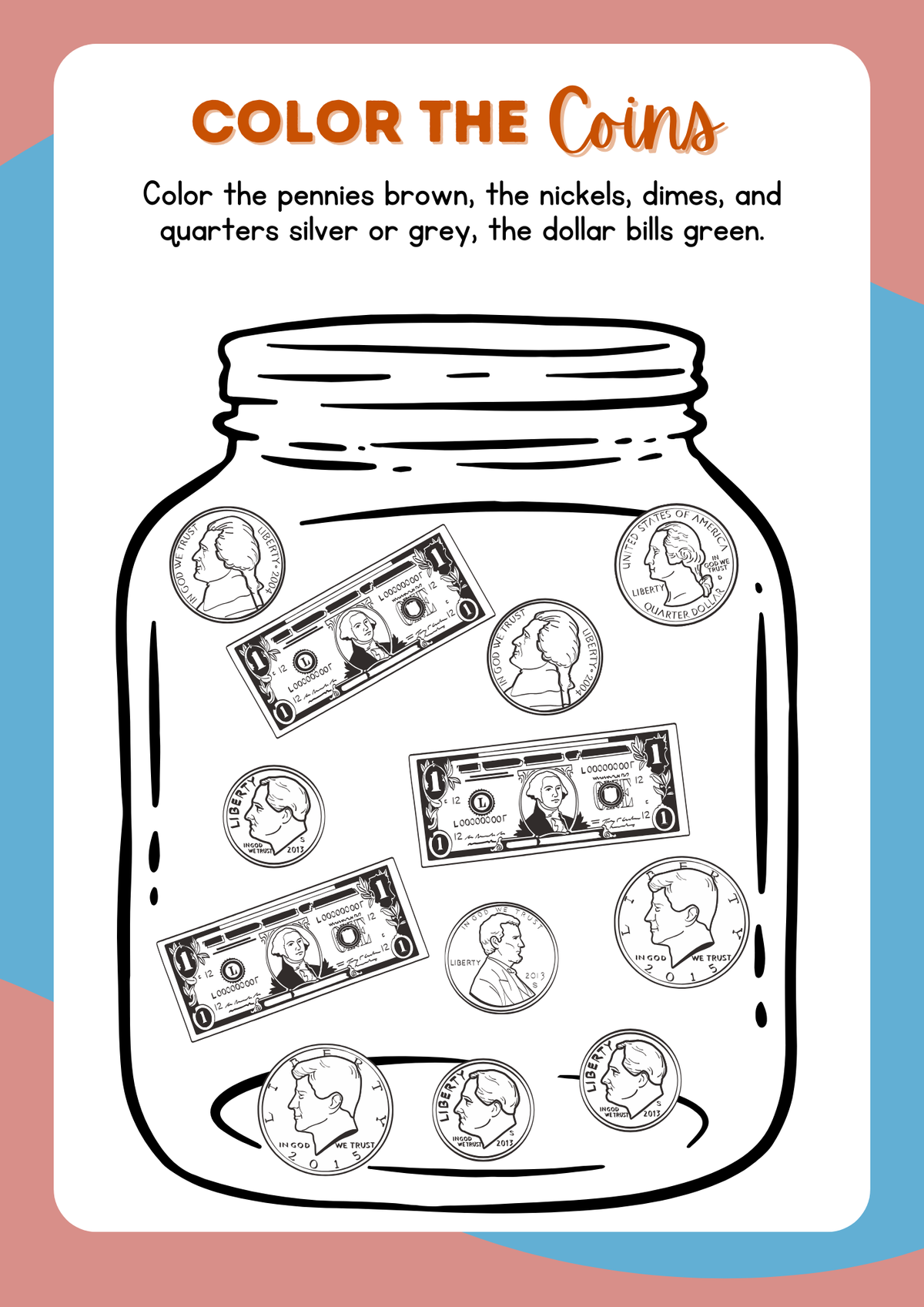 Money Management & Budgeting (Before & After Care Series) | Kids Financial Literacy Worksheets