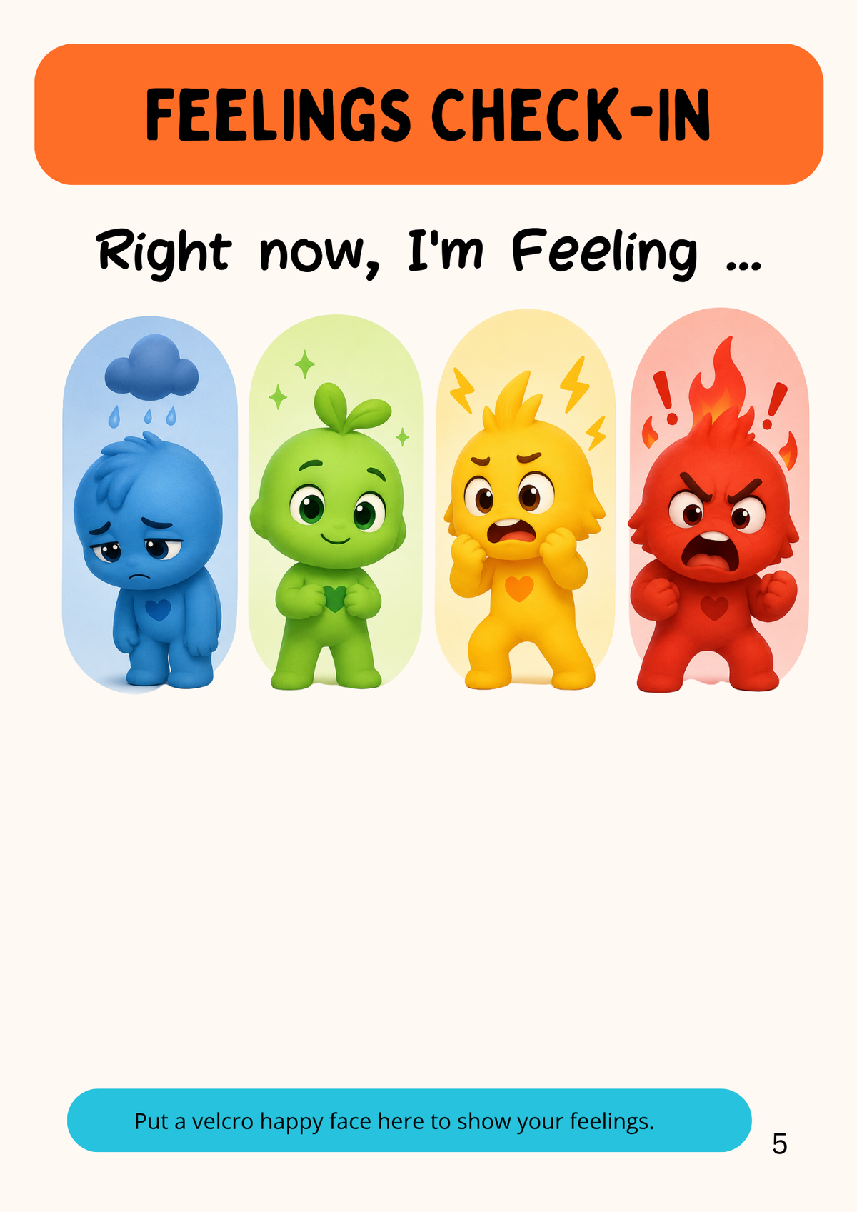 My Spark Feelings Book: Emotional Regulation & Activity Workbook | EPNL Spark Curriculum Collection