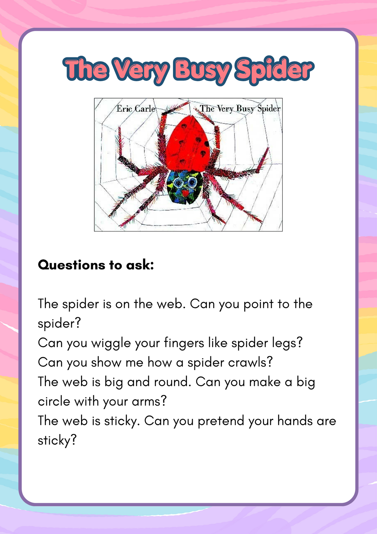 2-Year-Old Classroom: Book Week Adventure (April) Workbook  | Everyday Play N Learn Curriculum Series