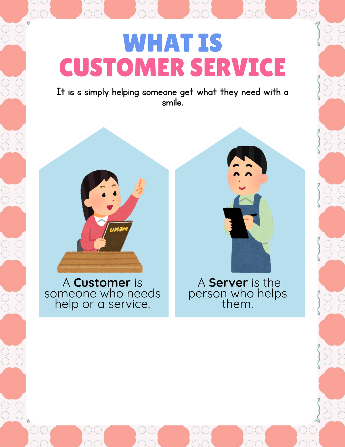 Customer Service - Service with a Smile (Before & After Care Series) | SEL Social Skills