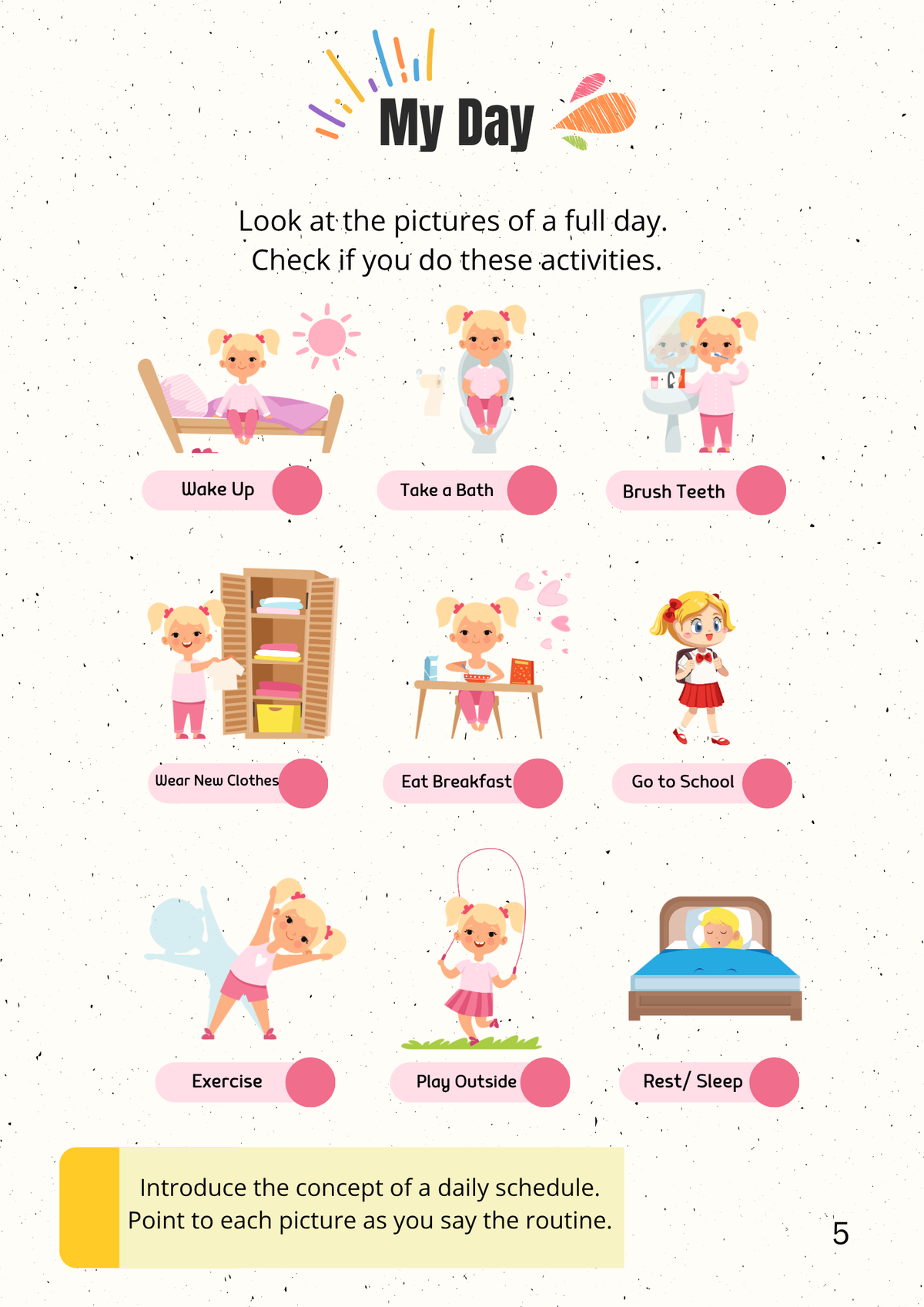 My First Visual Schedule: Early Childhood Routine Guide & Activity Workbook | EPNL Spark Curriculum Collection