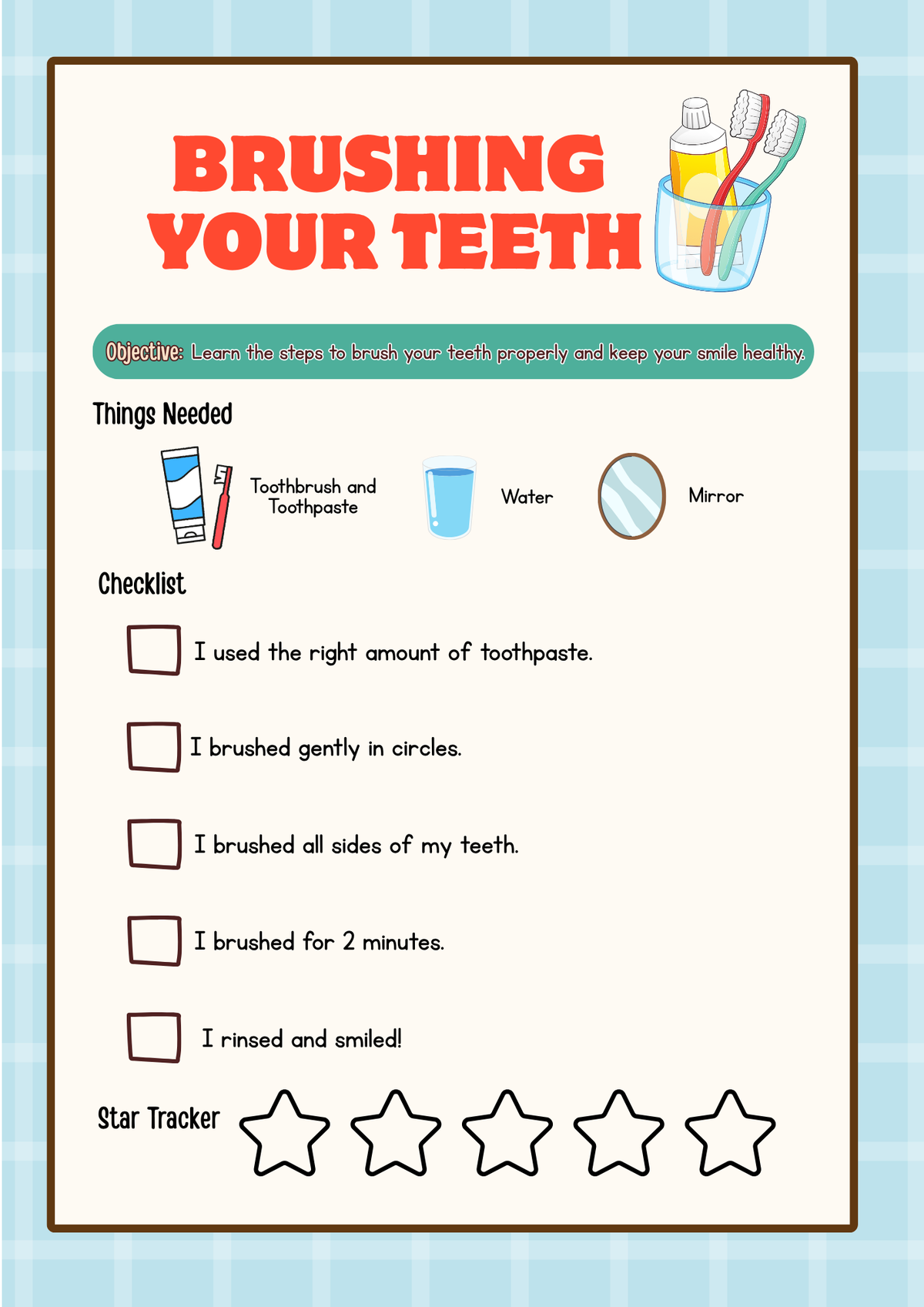 Brushing Teeth Life Skill Visual Cards | Printable Daily Routine Flashcards for Kids