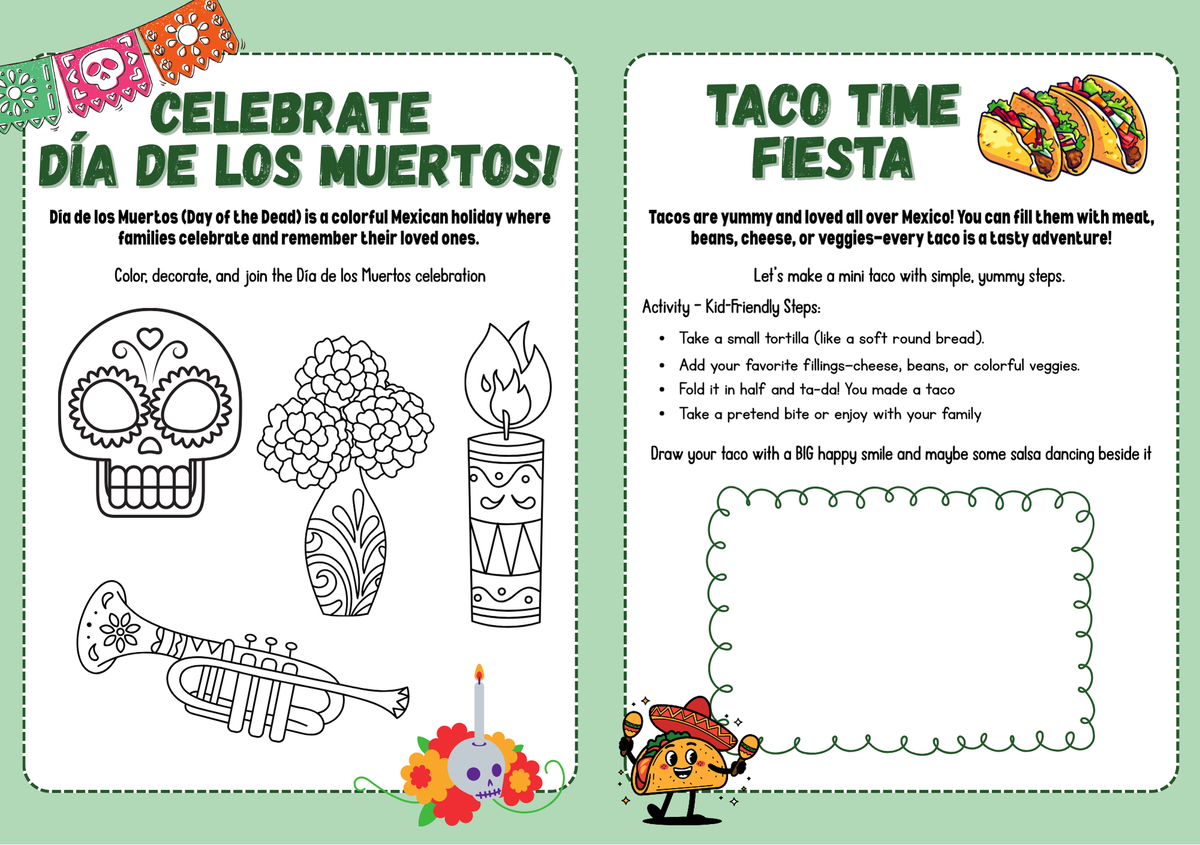 Mexico World Traveler Passport Booklet | Geography & Social Studies Mini Activity Unit