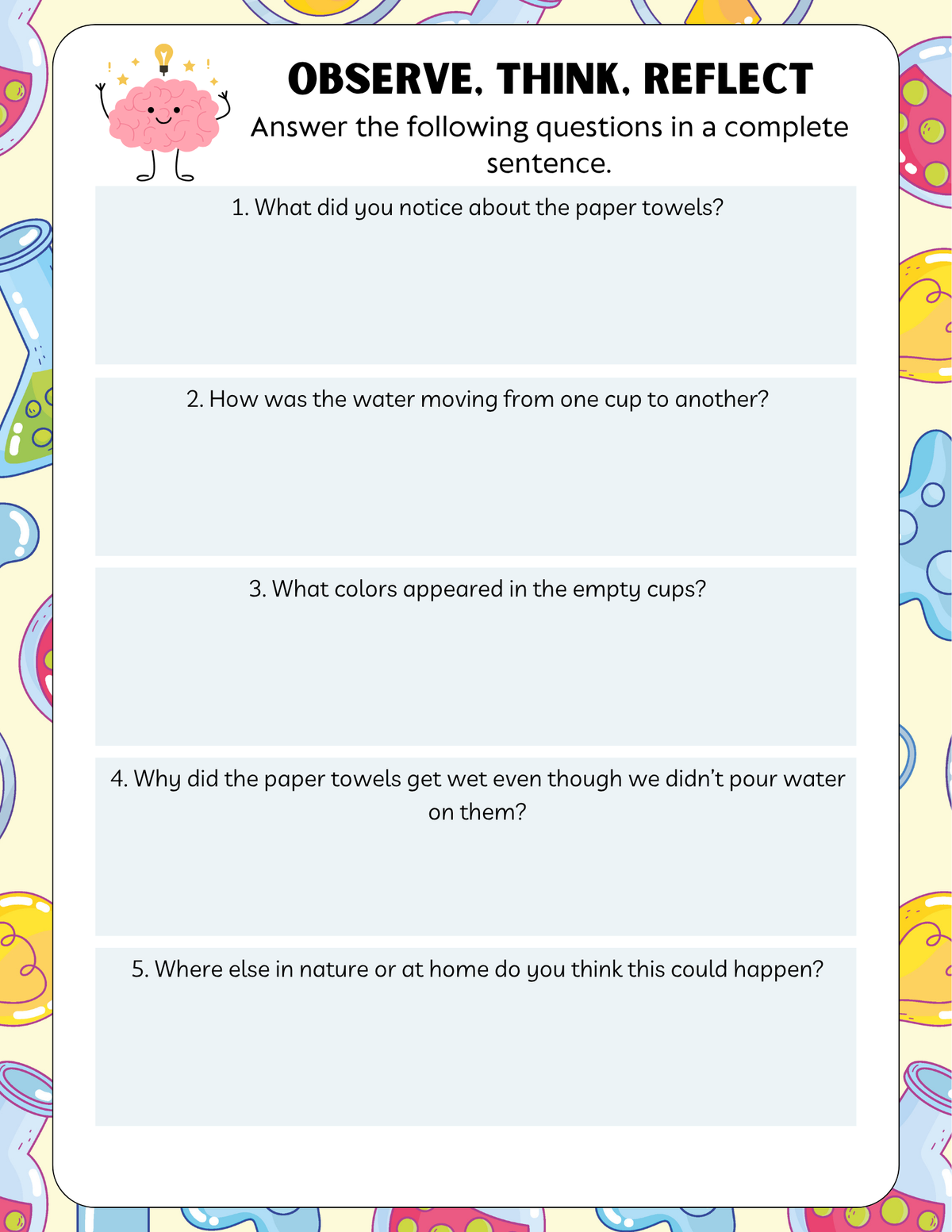 STEM Explorations Hands-On Experiment Activity Unit (Sample) | Everyday Play N Learn Curriculum Series