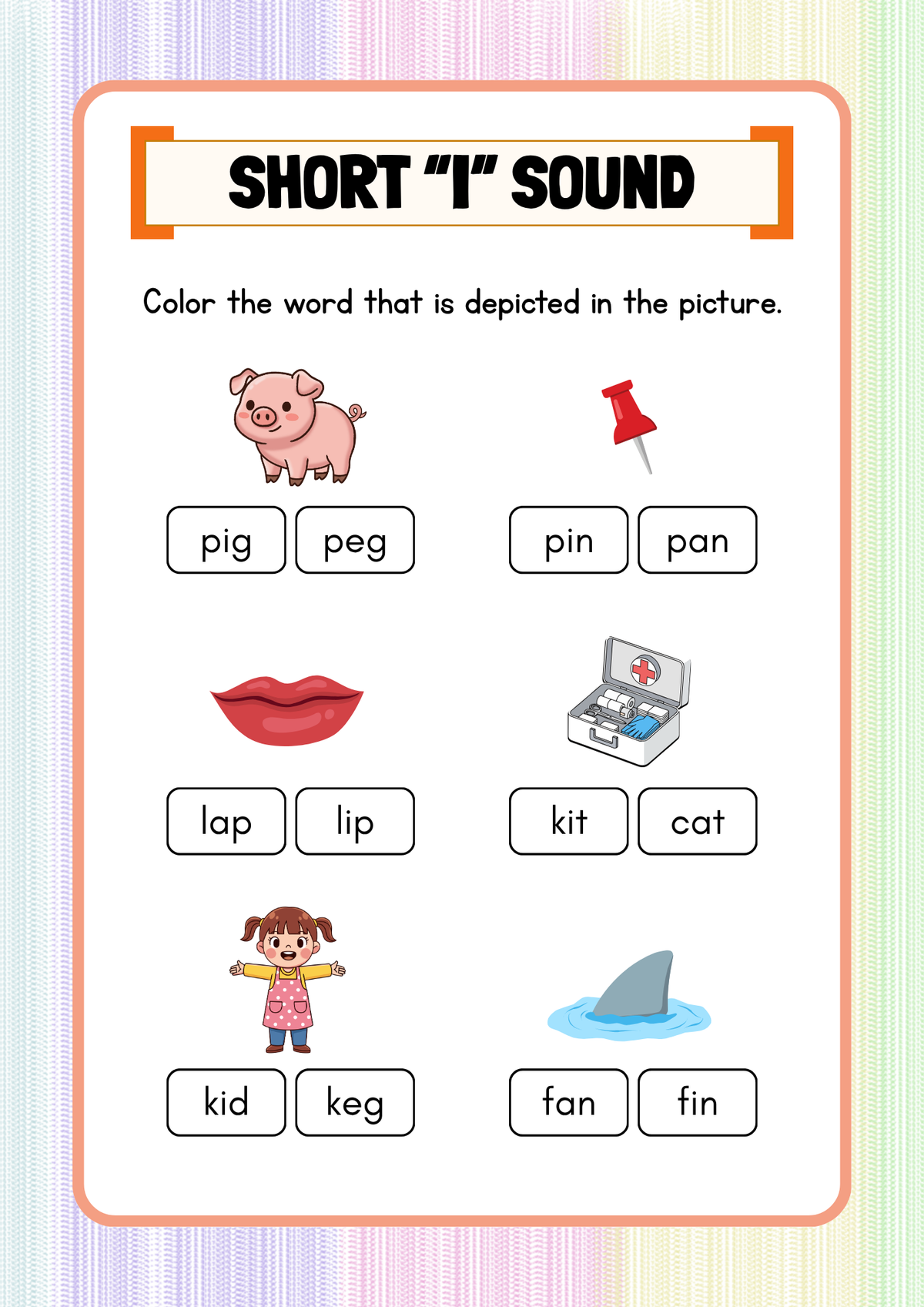Level 1 - Beginning Reading Activity Pack (Ages 4-5) | Early Childhood Literacy & Phonics