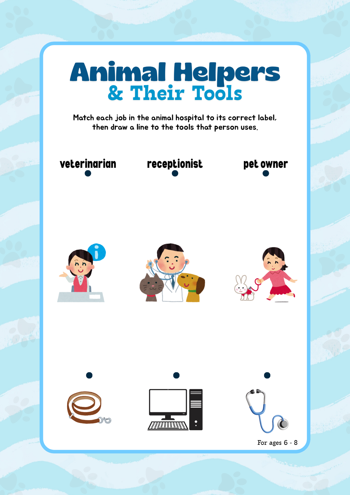 Juelz Animal Hospital: Pretend Play Guide & Activity Workbook | Pretend Play Series