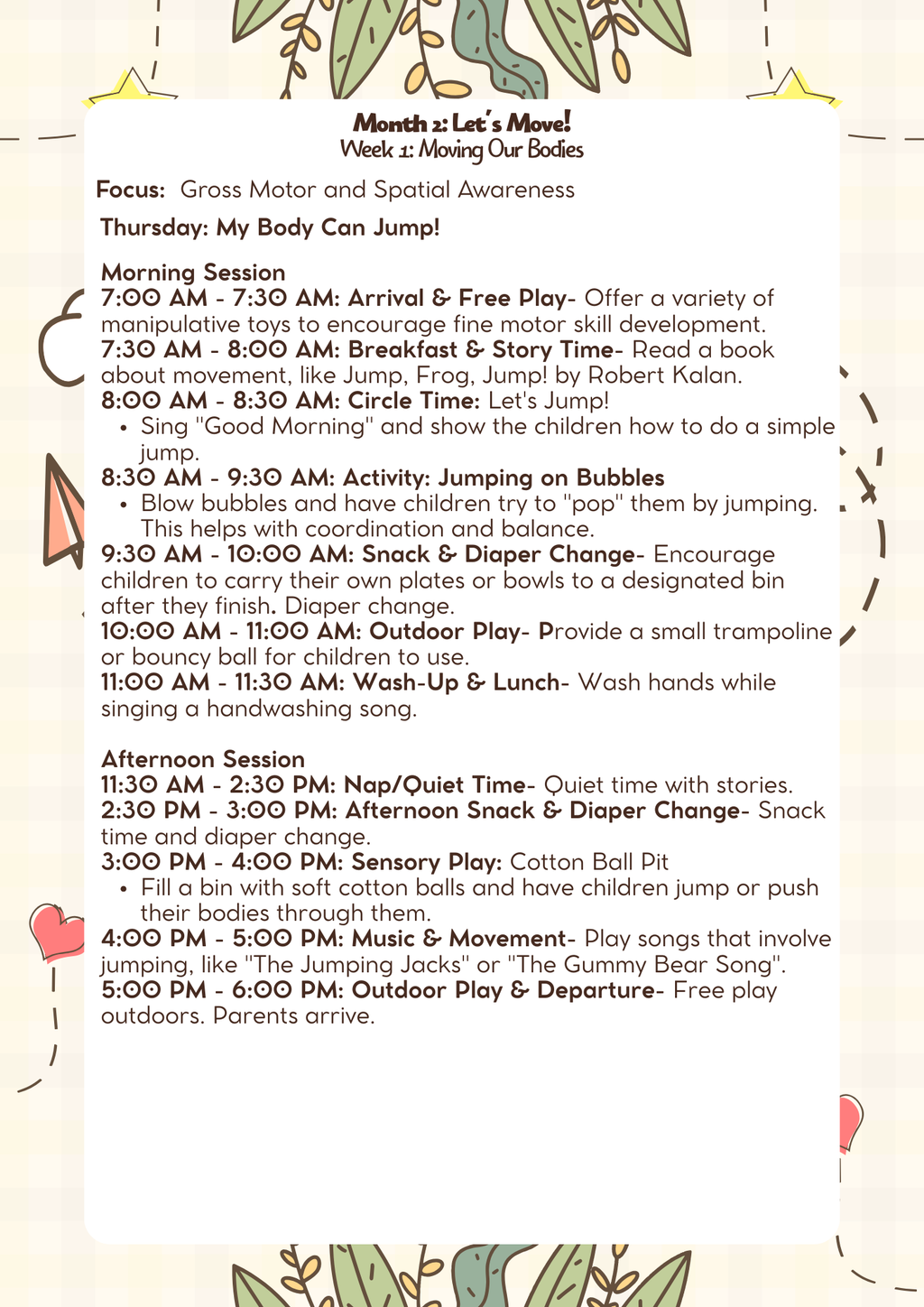 18–24 Months: Lesson Plan: Let's Move! (Month 2) | Everyday Play N Learn Curriculum Series