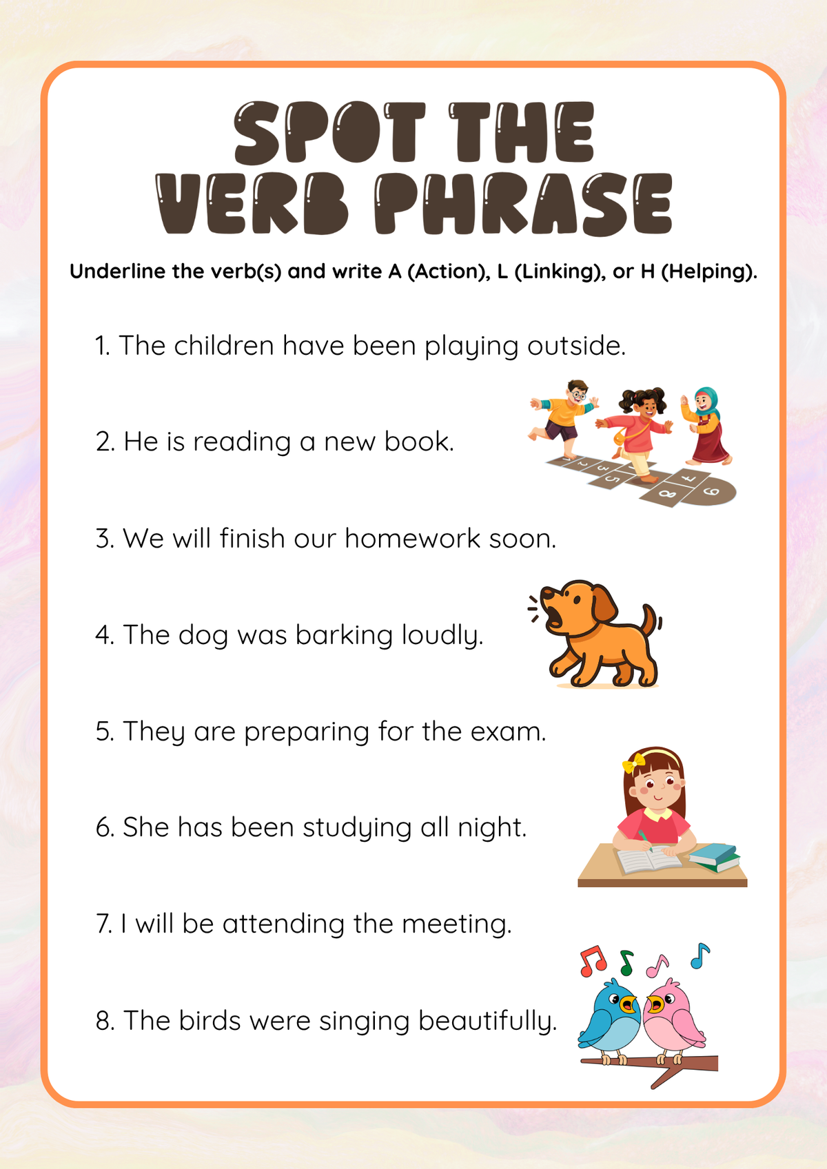 Action Words Adventure Activity Pack (Grades 5-6) | Middle School Verb Tenses & Modals Worksheets