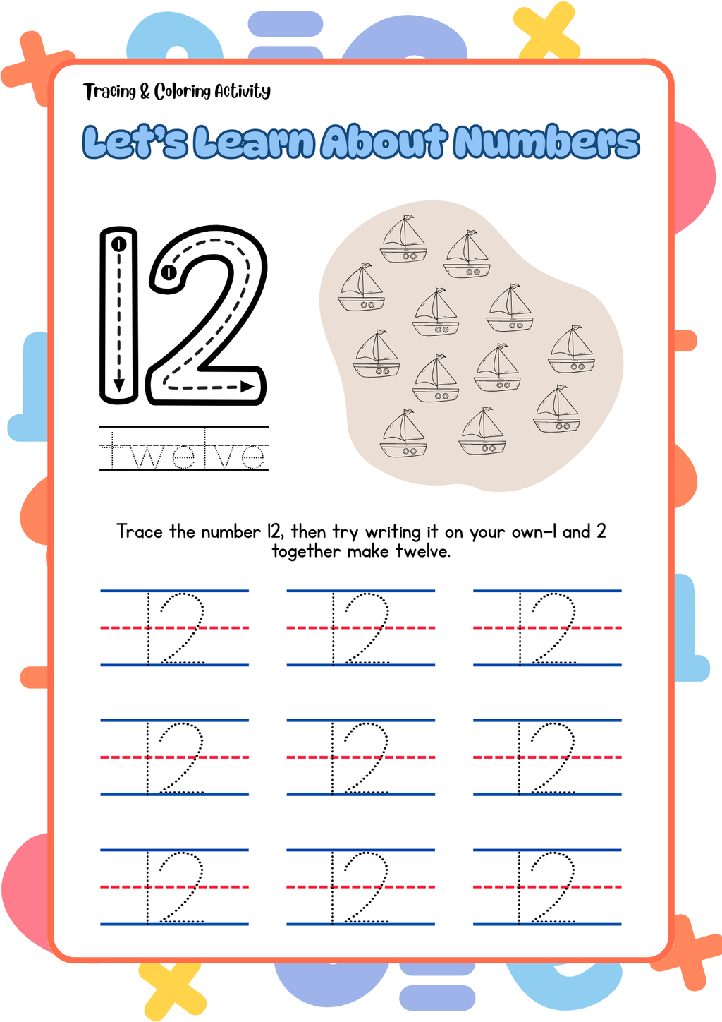 Numbers Workbook (Ages 5-7) | Number Tracing 1-100