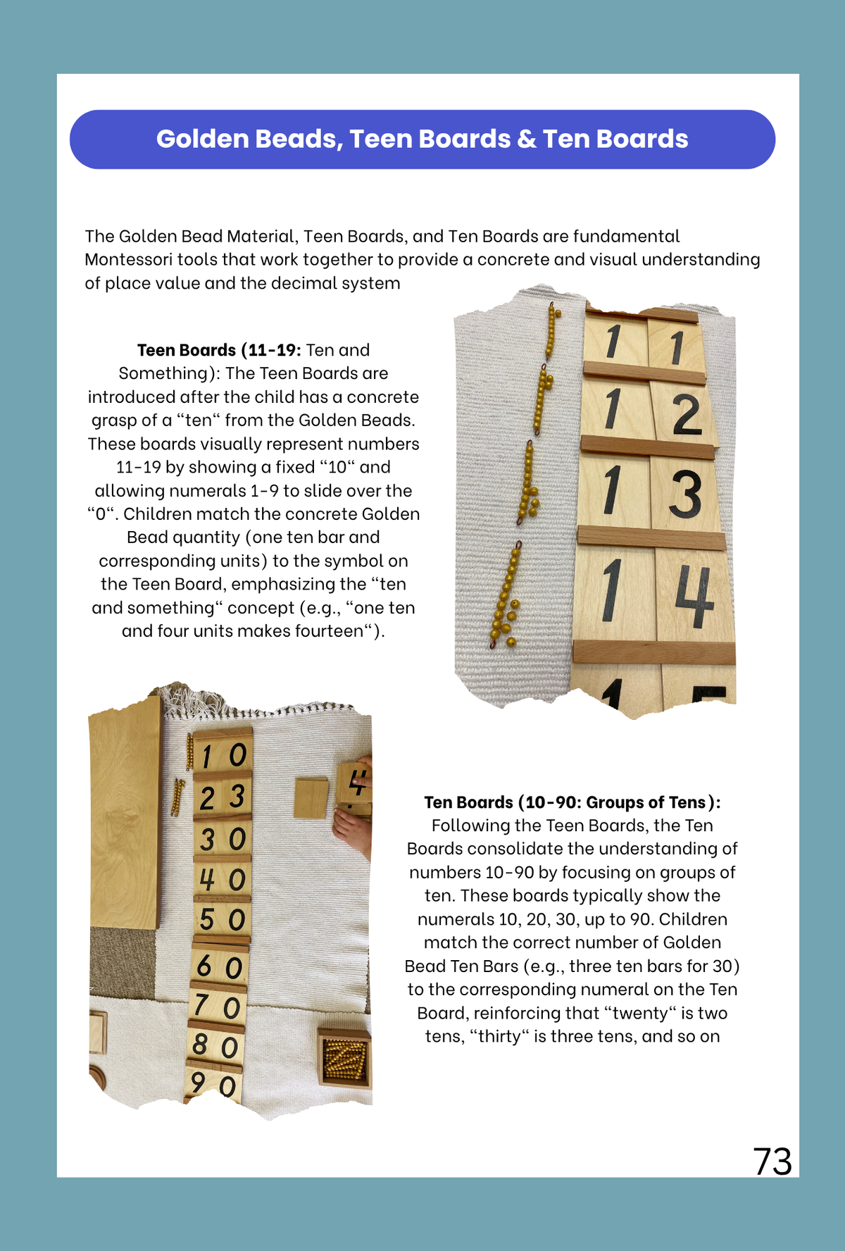 Montessori Kindergarten Math Curriculum & Assessment Pack | Homeschool Teacher Guide