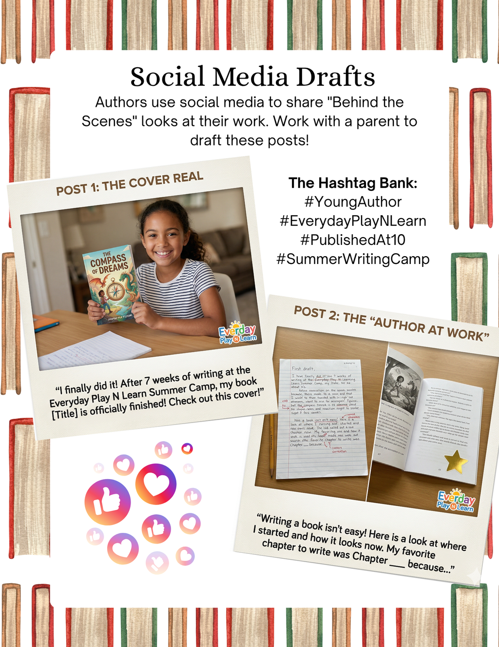 Senior Young Authors Summer Camp: 7-Week Student Publishing Experience & Guided Curriculum Workbook | Summer Camp Writing Series