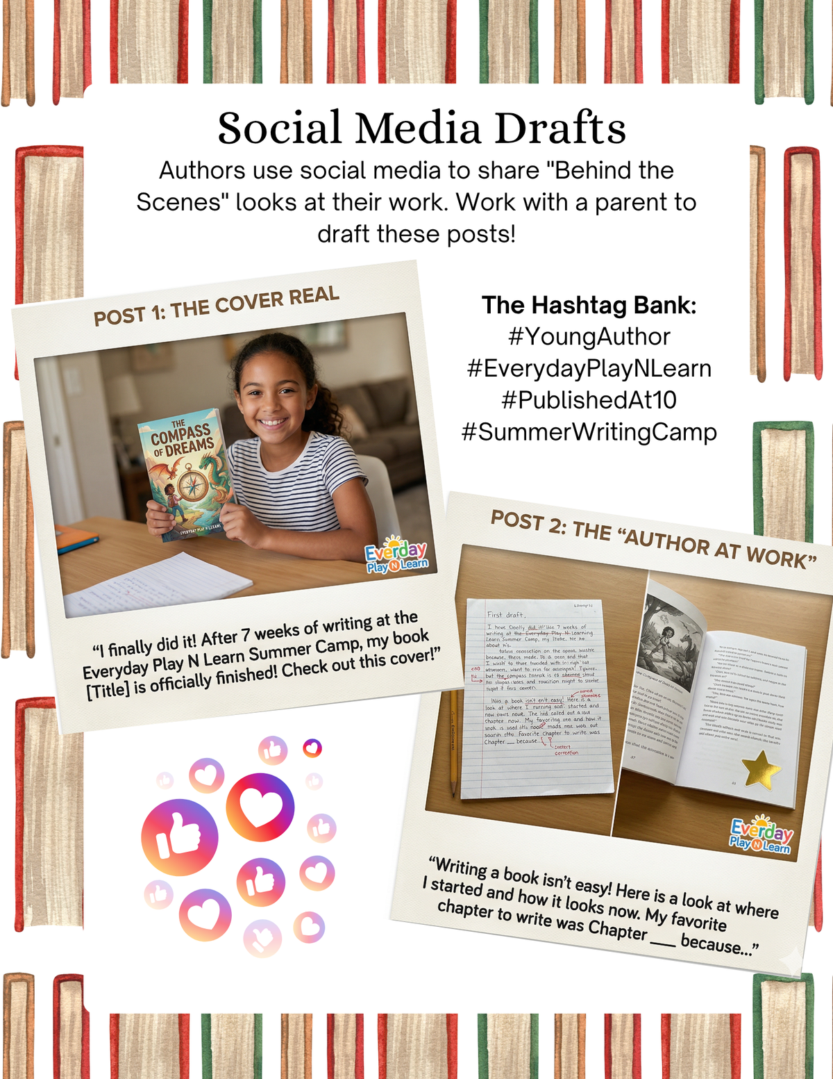 Senior Young Authors Summer Camp: 7-Week Student Publishing Experience & Guided Curriculum Workbook | Summer Camp Writing Series
