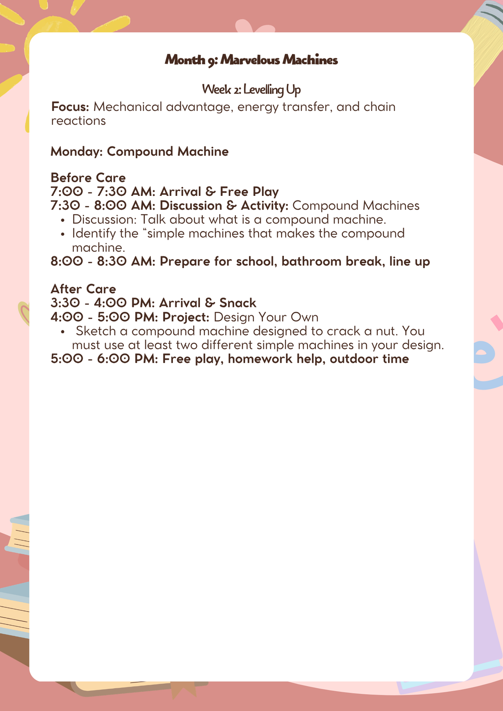 3rd–5th Grade: Lesson Plan: Marvelous Machines (Month 9) | Everyday Play N Learn Curriculum Series