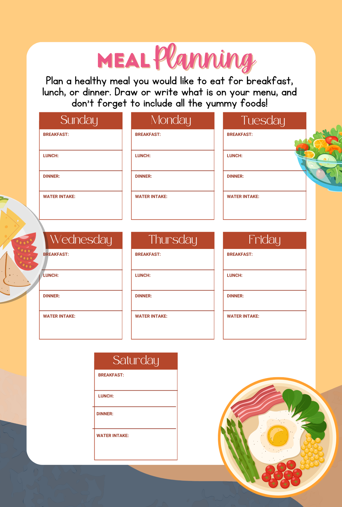 Grocery & Meal Planning (Before & After Care Series) | Life Skills & Math Worksheets