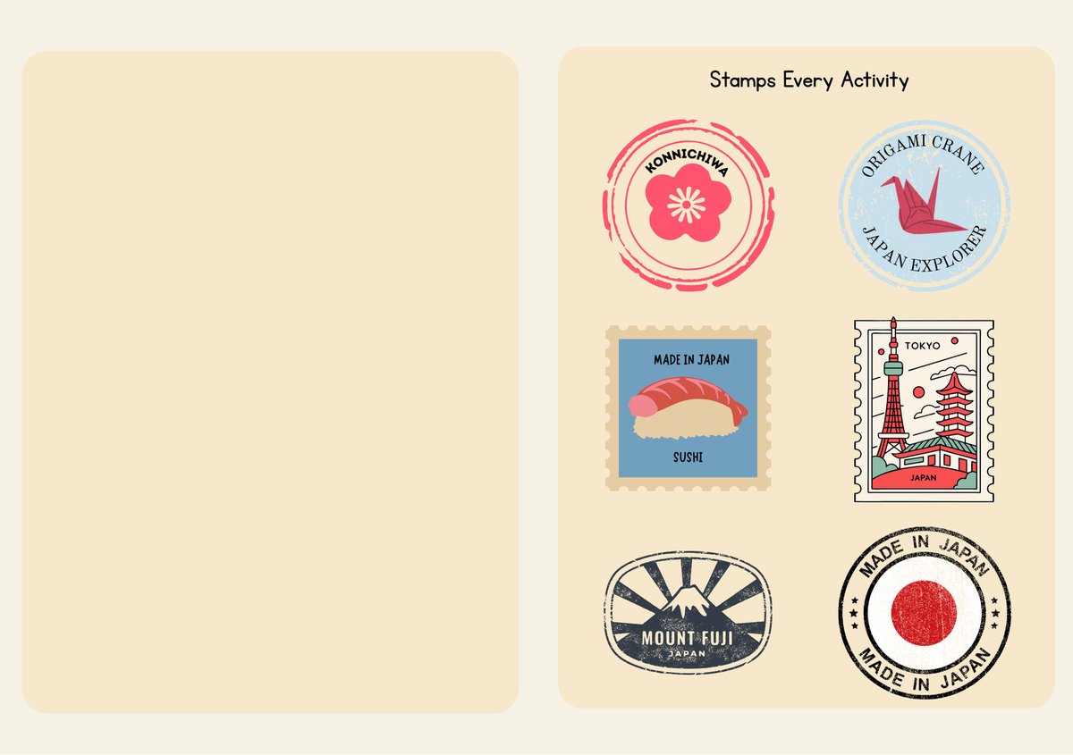 Japan World Traveler Passport Booklet | Geography & Social Studies Mini Activity Unit