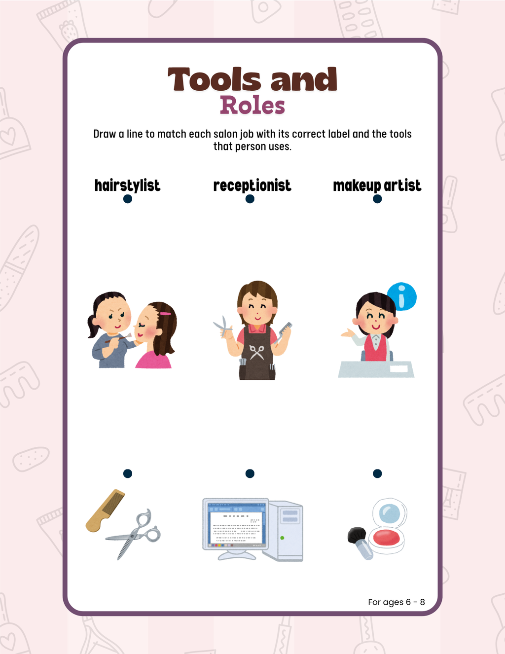 Zhoi Love Salon: Pretend Play Guide & Activity Workbook | Pretend Play Series