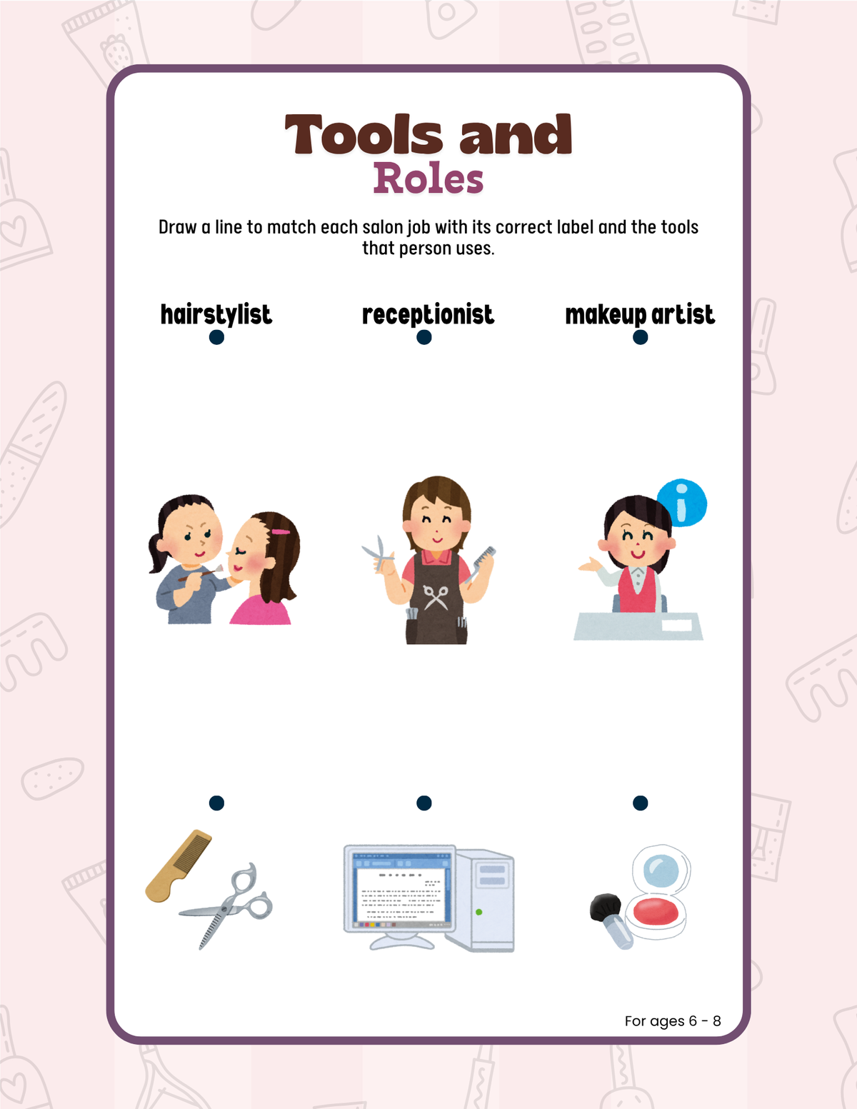 Zhoi Love Salon: Pretend Play Guide & Activity Workbook | Pretend Play Series