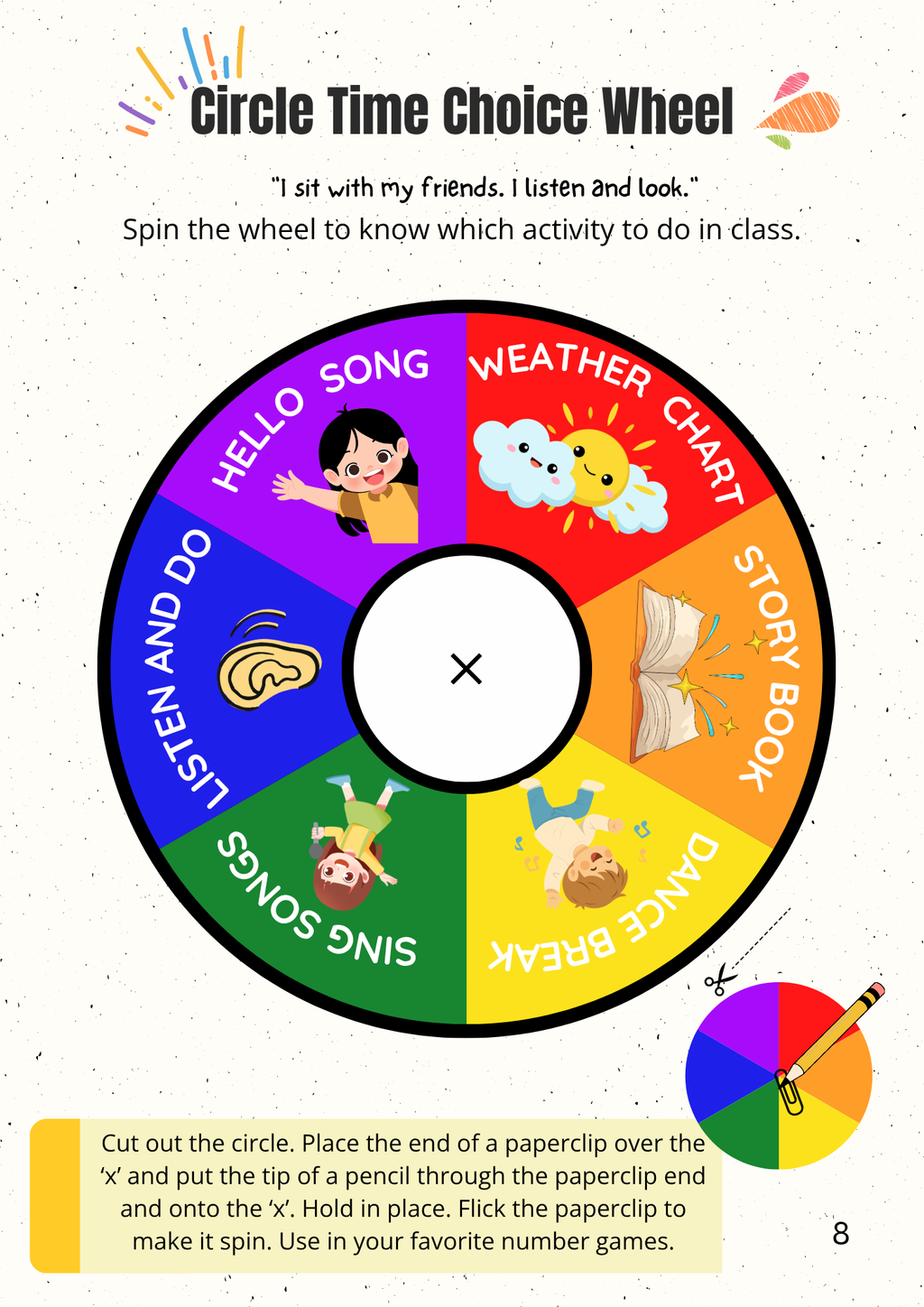 My First Visual Schedule: Early Childhood Routine Guide & Activity Workbook | EPNL Spark Curriculum Collection