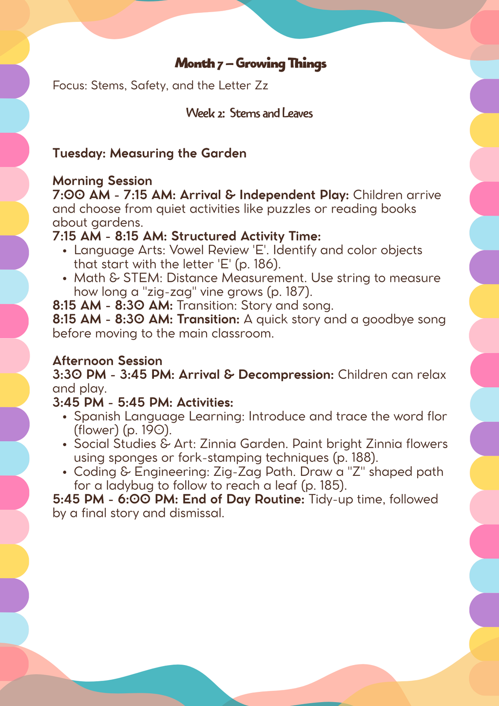 4–5 Years Old- Lesson Plan: Growing Things (Month 7) | Everyday Play N Learn Curriculum Series