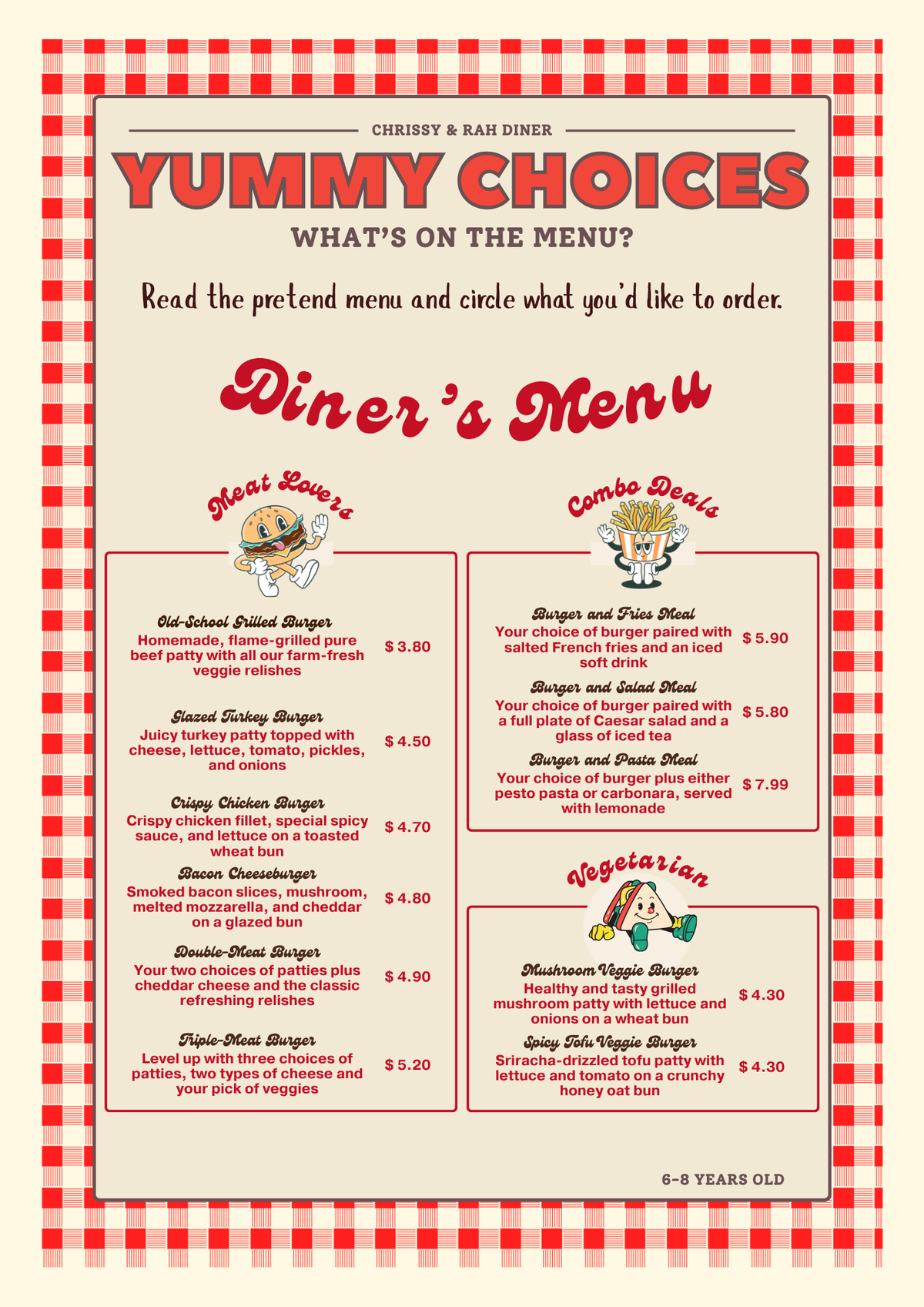 Chrissy & Rah Diner: Pretend Play Guide & Activity Workbook | Pretend Play Series