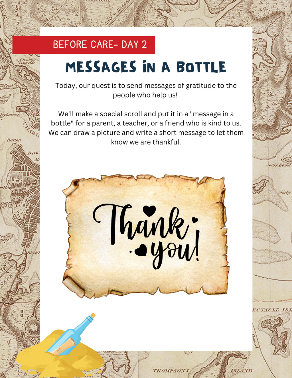 Adventure of Gratitude and Gold Workbook | Learn & Grow Before & After Care Series