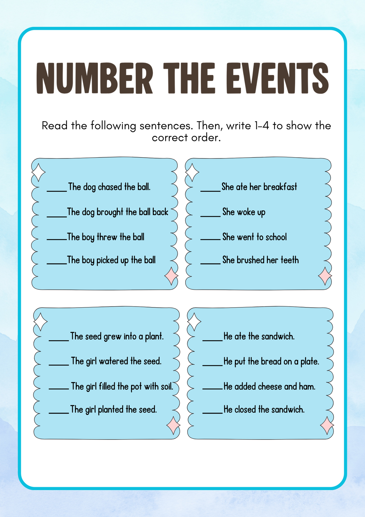 Story Sequencing & Retelling Activity Pack (Grades 1-2) | Reading Comprehension Worksheets