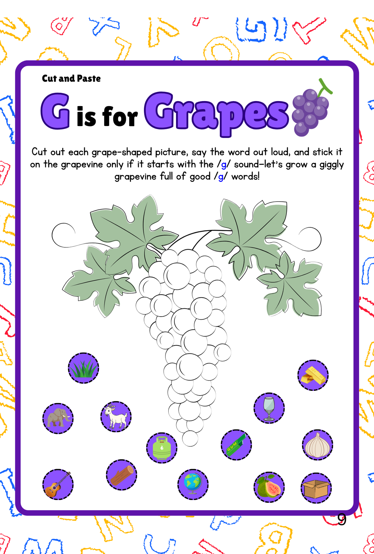 Alphabet & Phonics Activity Pack Vol. 2 (Ages 3-5) | Preschool Handwriting & Sound Games