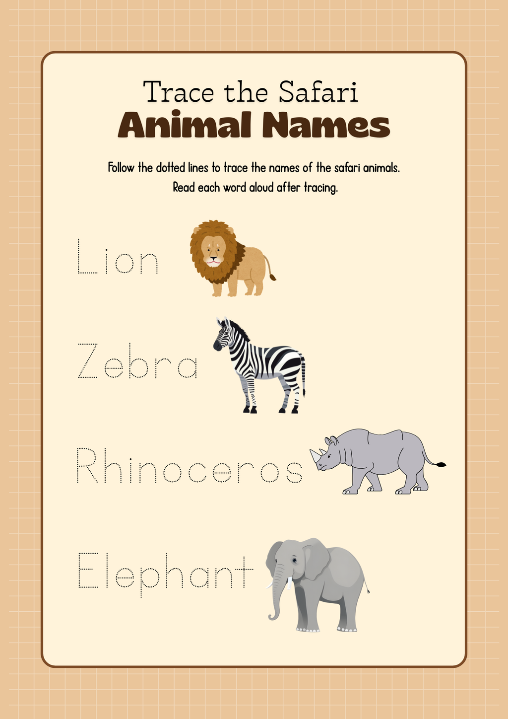 | Early Science, Animal Habitats & Trail Map