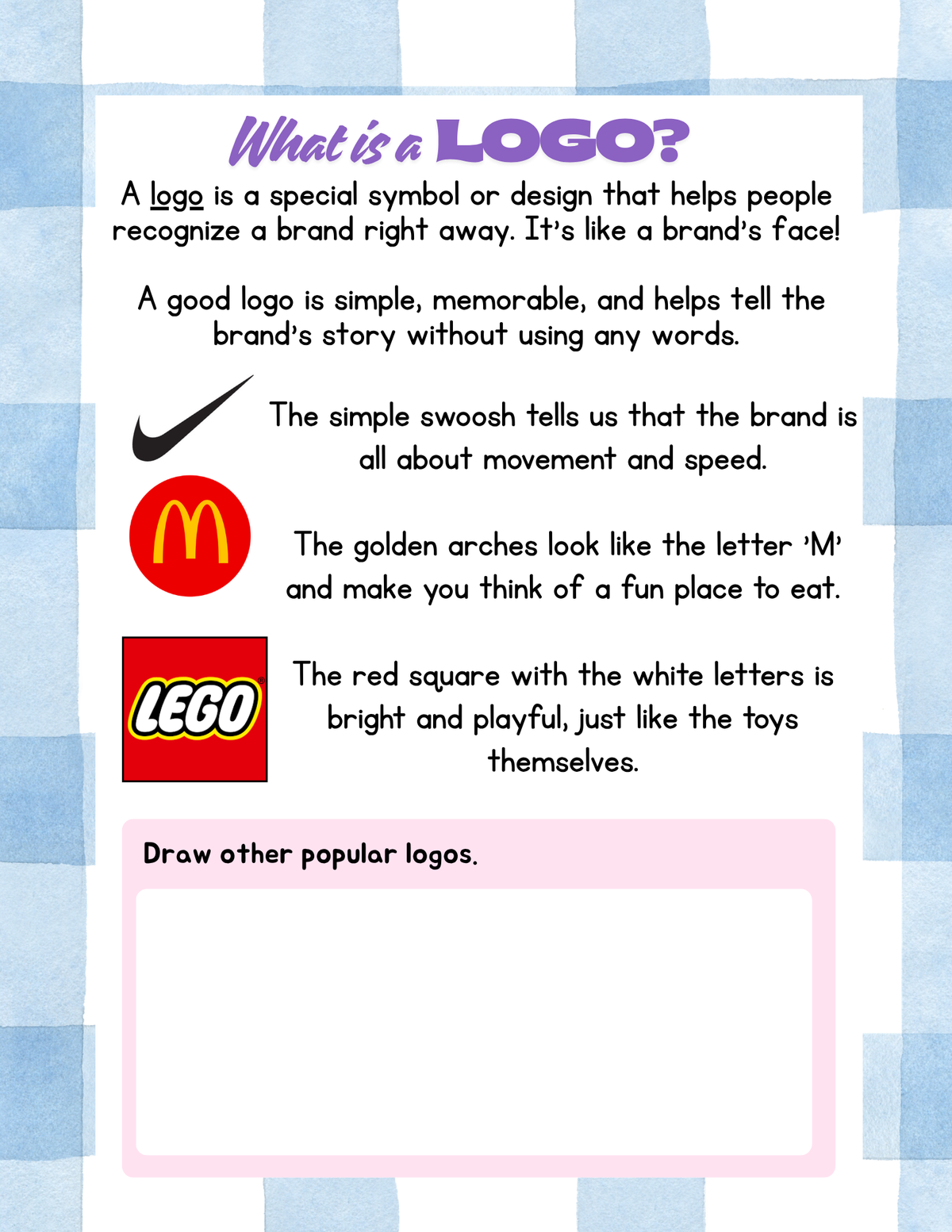 Entrepreneurship & Branding Workbook- Think Outside the Box | Youth Marketing