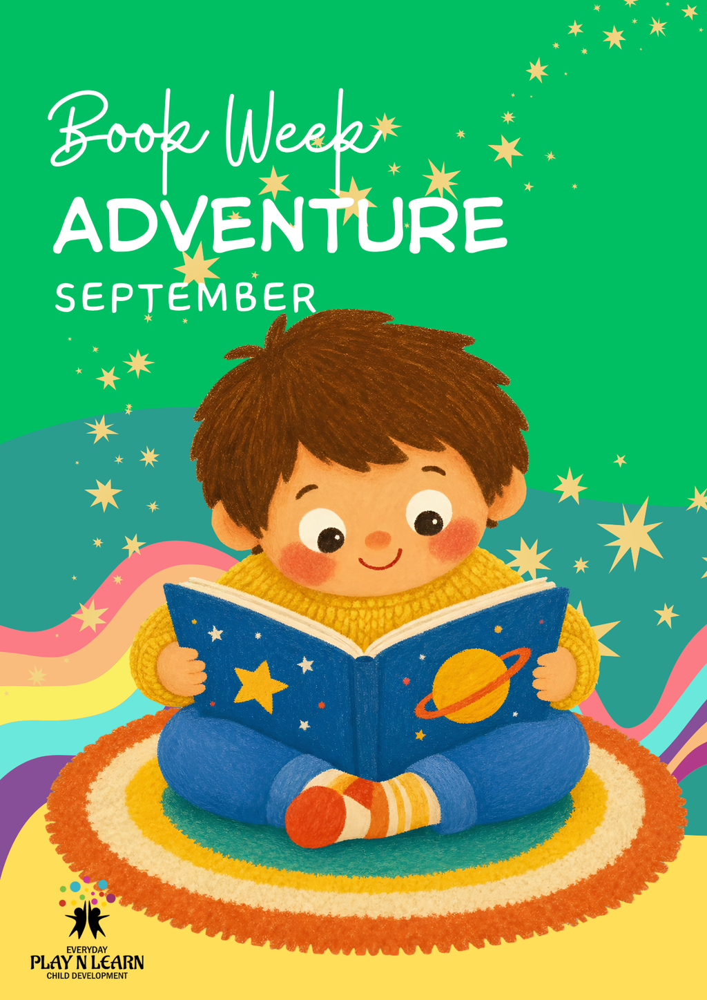 Book Week Adventure (September Edition): Two-Year-Old Toddler Curriculum | Everyday Play N Learn Series