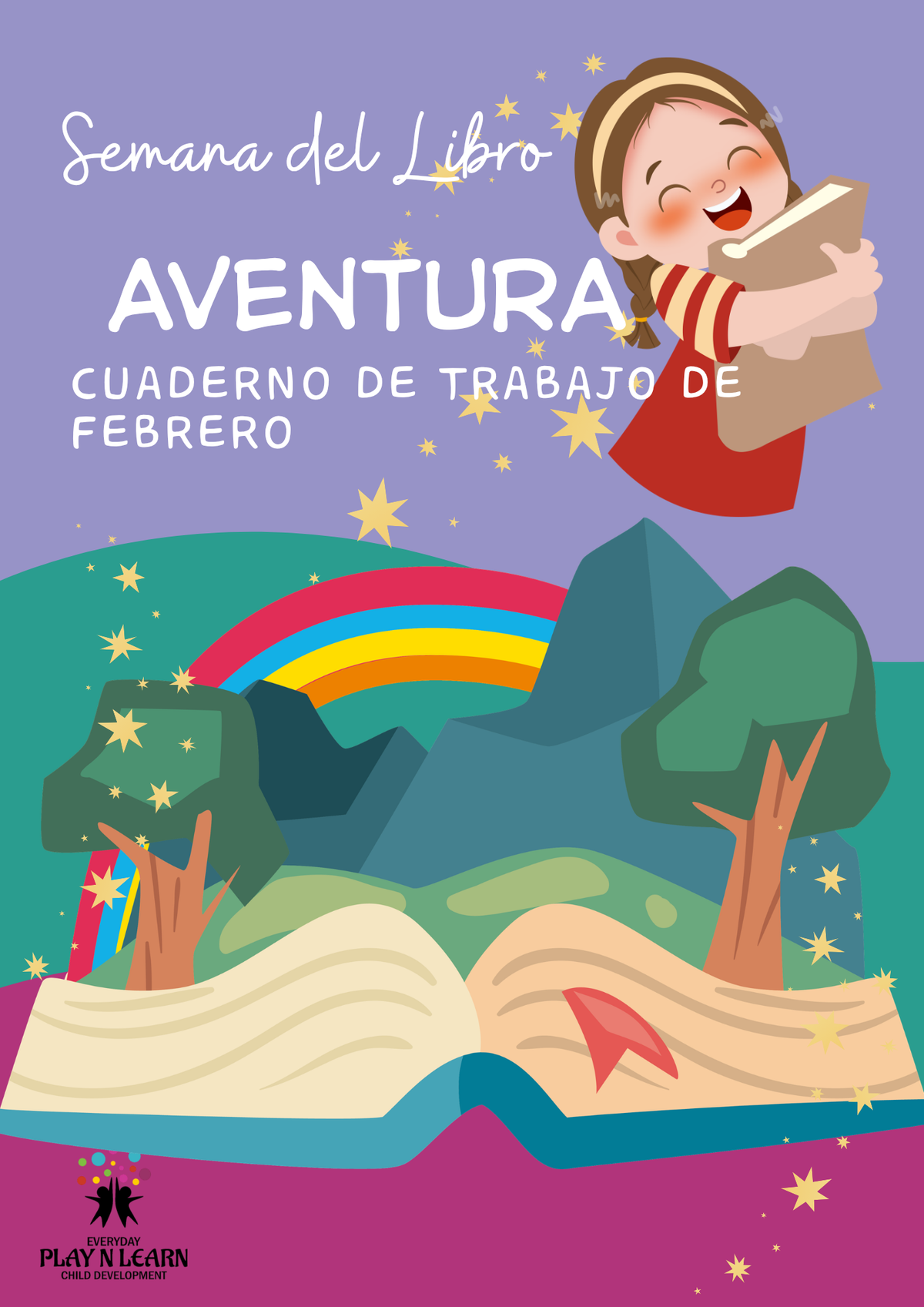 Book Week Adventure February Workbook (Spanish Edition - 2-Year-Old Classroom) | Everyday Play N Learn Series